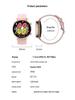 Multifunktionale Smartwatch für Damen: Telefon, Offline-Zahlung, Herzfrequenz, Blutdruck, Sport-Tracker, Silikon-Schrittzähler.