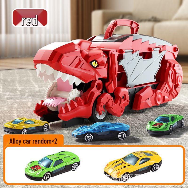 Children's Transforming T-Rex Inertial Car Toy for 3-Year-Olds