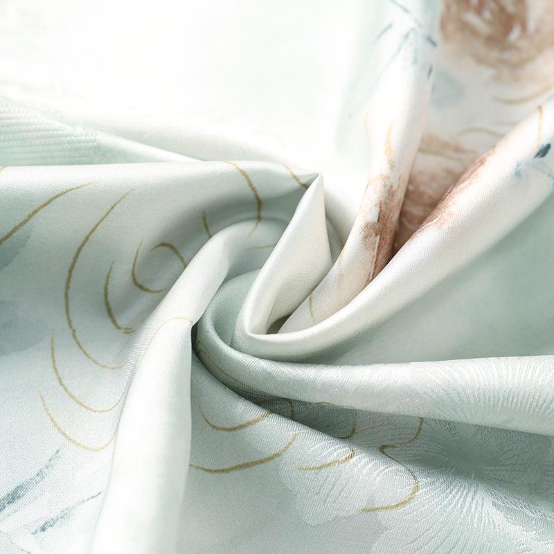 Women's Summer Chiffon Blouse: New Chinese Style, National Influence T-Shirt for Middle-Aged & Elderly with Seven Sleeves.