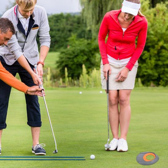 1/2Pcs Golf Putting Cup Two-color Golf Putter Hole Putting Practice Trainer Men Women