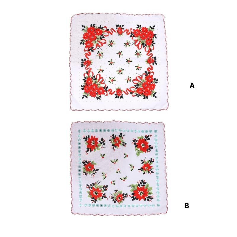 Soft Printed Cotton Handkerchief For Women and Girls Quick Drying Multipurpose Accessory Floral Handkerchiefs