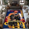 Curry Personalized Text Area Rug Suitable For Outdoor Decorate Room Playrooms Game Room Antislip Rug Anime Office Decor Gift For Festivals