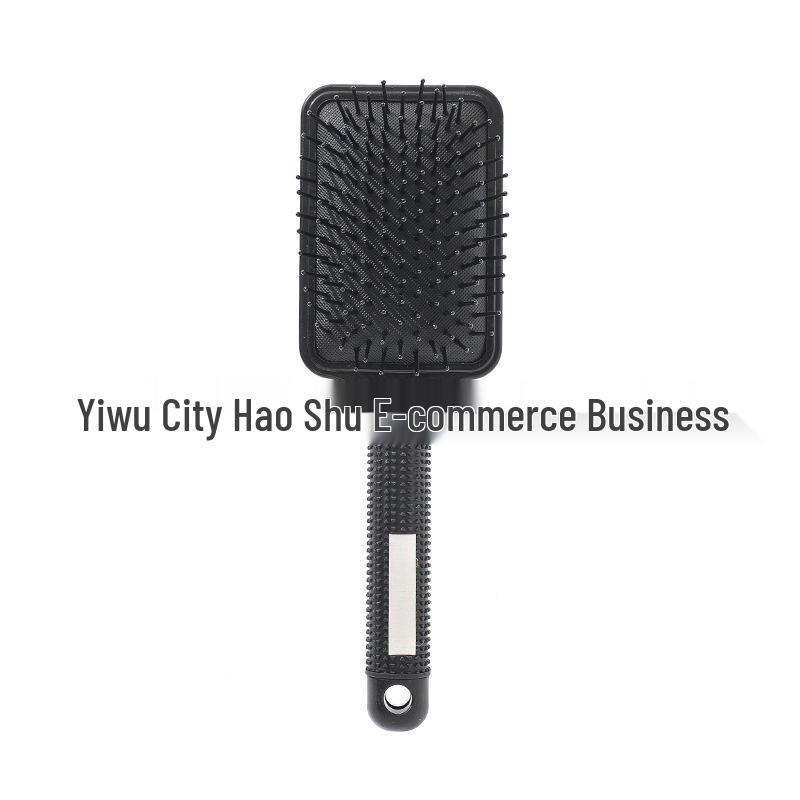 Cross-Border Rubber-Coated Detangling Massage Hair Comb with Fluffy Air Cushion