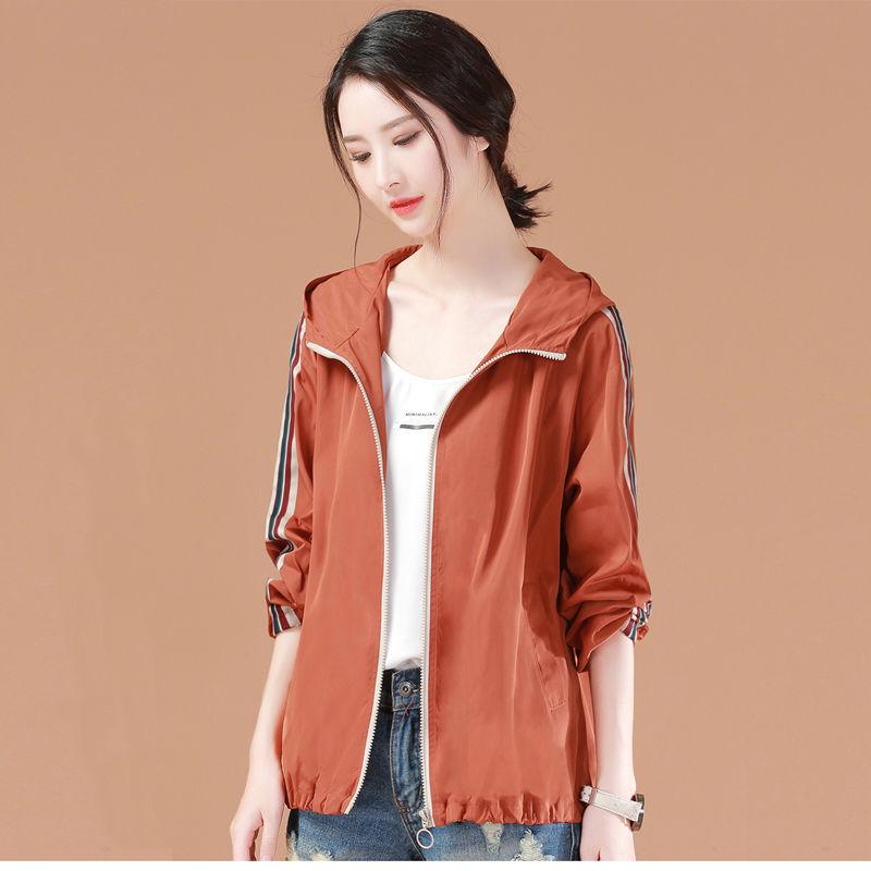 Windjacke Jacke Reißverschluss Taschen 2019 Herbst Mode Casual Langarm weibliche Jacke Mäntel Outwear
