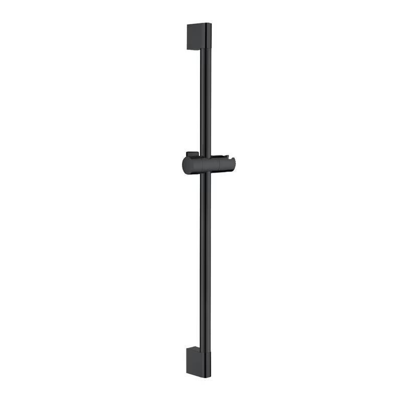 Matte Black Adjustable Shower Rod
