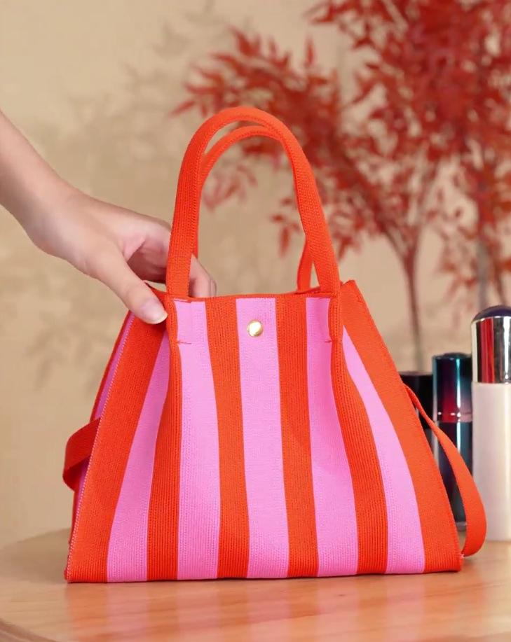 Bolsa Tote e Transversal Feminina de Luxo de Grande Capacidade para o Dia a Dia Primavera/Verão 2024