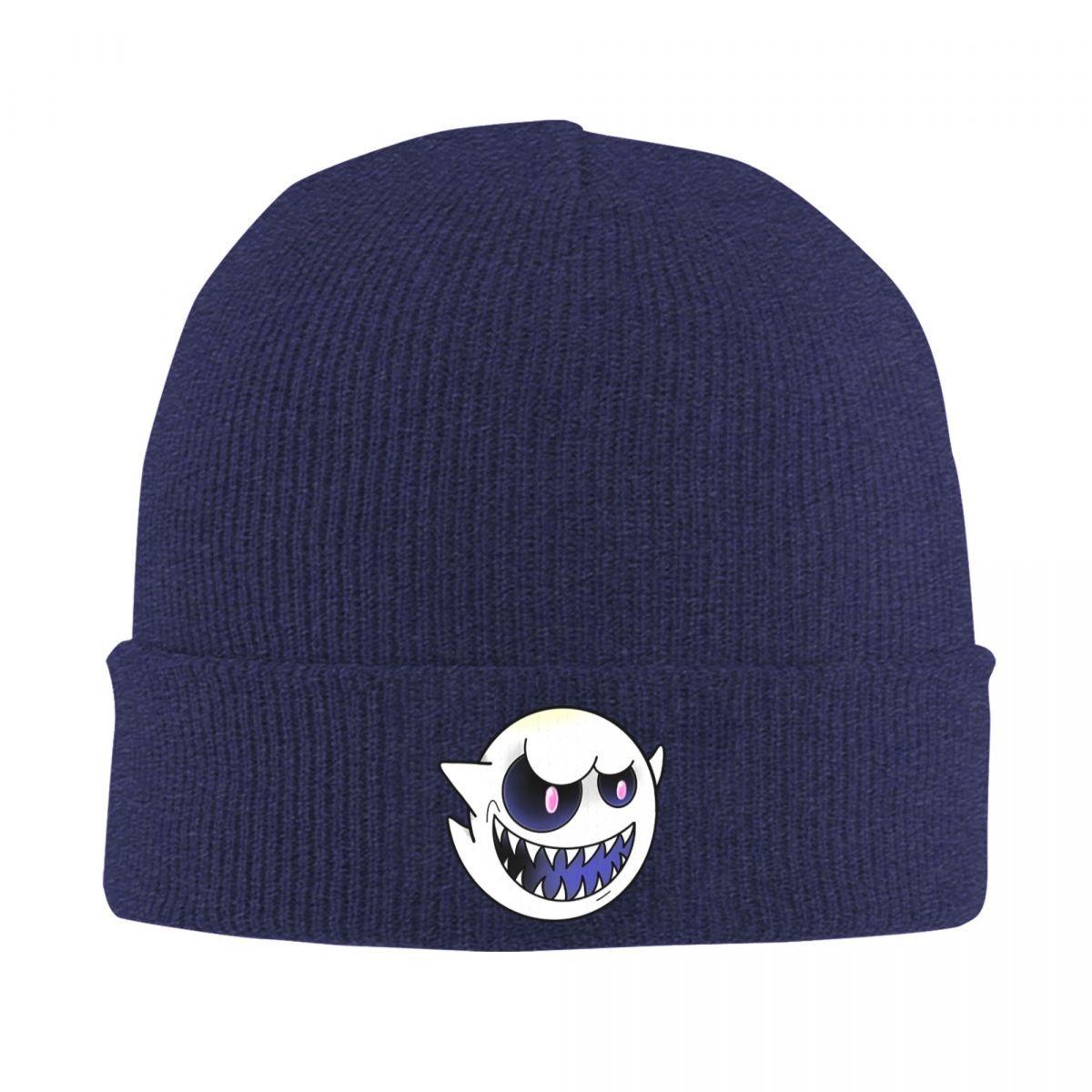 

King Boo (7) Warm Knitted Cap Hip Hop Bonnet Hat Autumn Winter Outdoor Beanies Hats for Unisex Adult