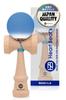 Moderní jednobarevná kendama pro soutěže Kendama s matným 7 Mystical Solid Blue Use povrchem, dvoutónová, barvy, [Heart Beat's]
