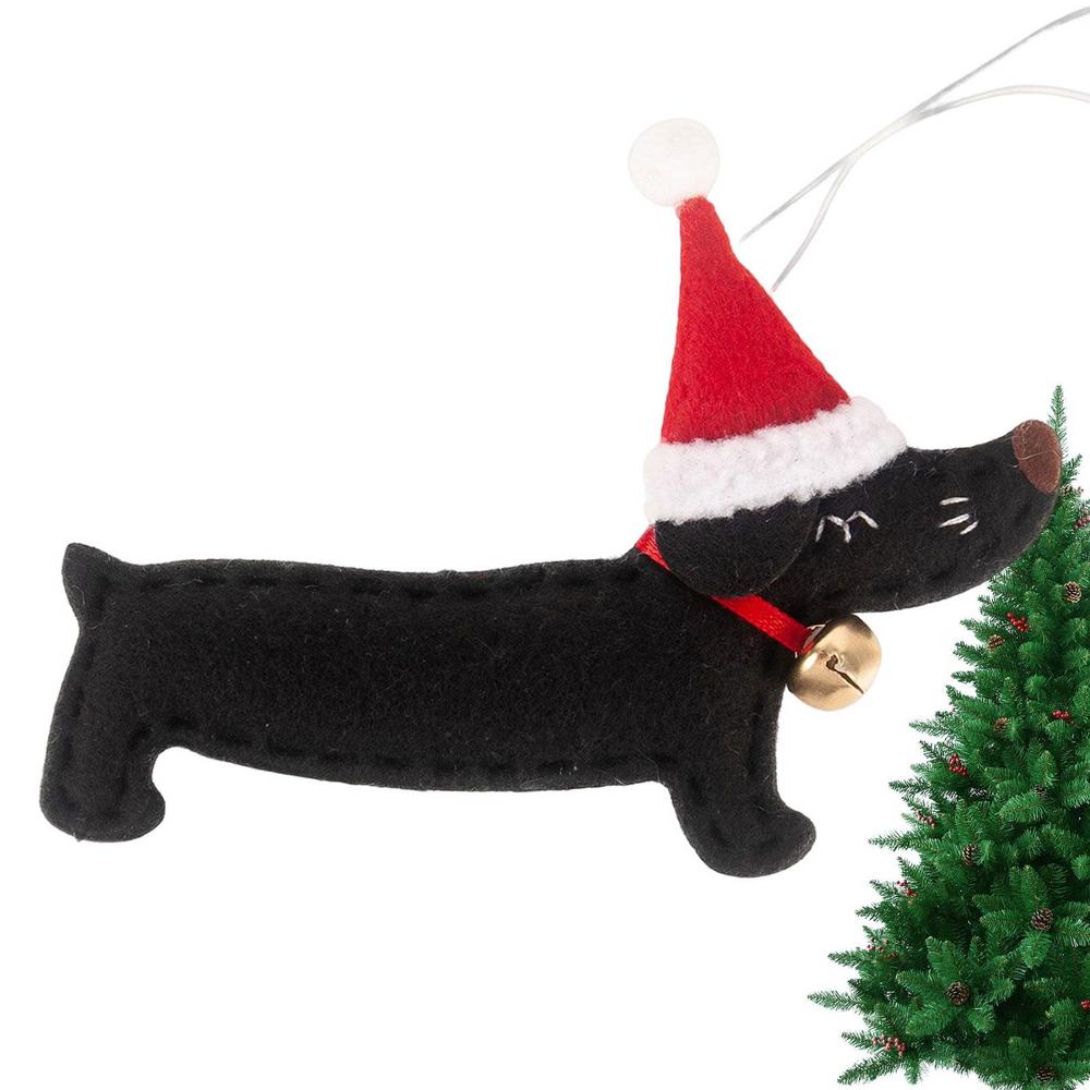 Christmas Tree Dog Pendant Funny Dachshund Decorations Pendants For Holiday Wear Resistant Festive Dachshund Dog Ornaments