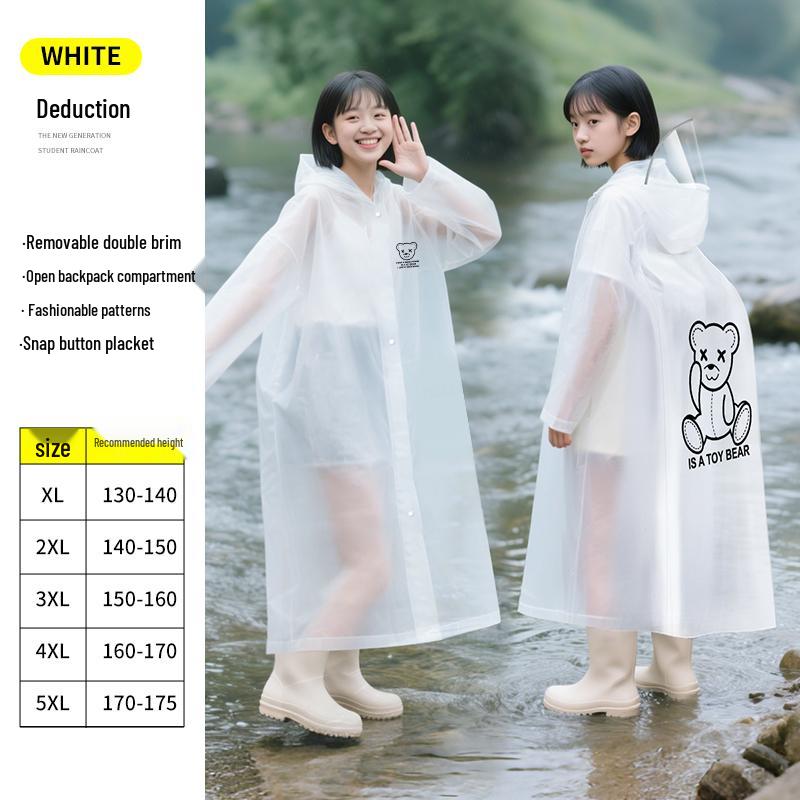 Imperméable intégral pour enfants pour l'école - Garçons et filles