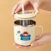 316 Stainless Steel Water Cup Mug For Kids Insulated Anti Scalding Milk Coffee Cup Mini Cute Drinking Mug With Straw
