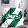 New York Football Logo Blanket Lightweight Flannel Bedding Blanket Perfect for Travel, Camping, Living Rooms, Offices, Sofas, Fan Christmas Gift