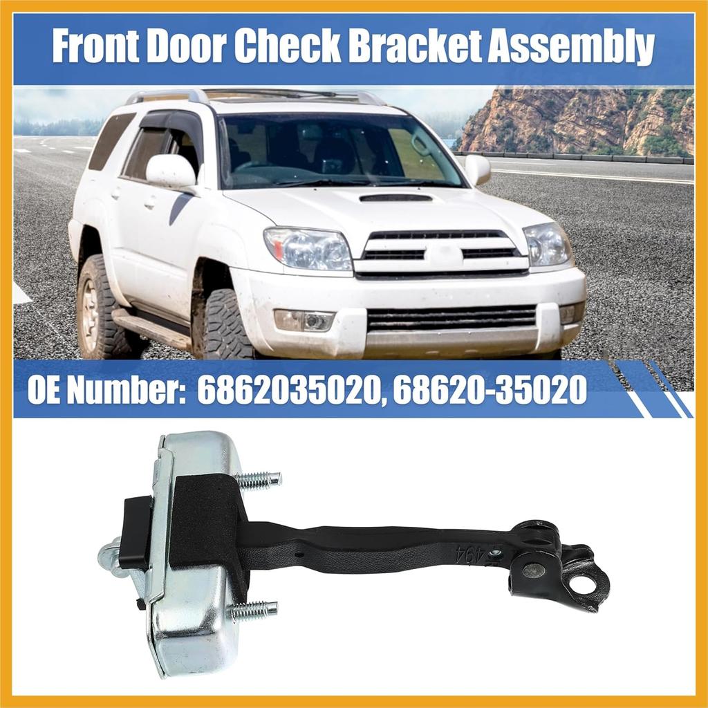 Front Door Check Stop Strap Door Check Assembly 68620-35020 for Toyota FJ Cruiser 07-14 for Toyota 4Runner 03-09 LH Driver Side Door Check Strap