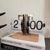 European Style Automatic Flip Desk Clock – Creative Small Mechanical Design for Living Room