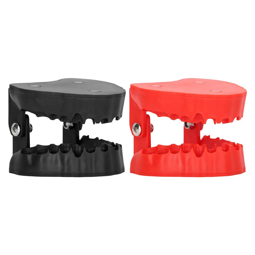 Denture Drill Bit Holder Special Tooth Die Design Shock Resistant Versatile Use 28 Drill Holes Denture Bit Organizer for Home