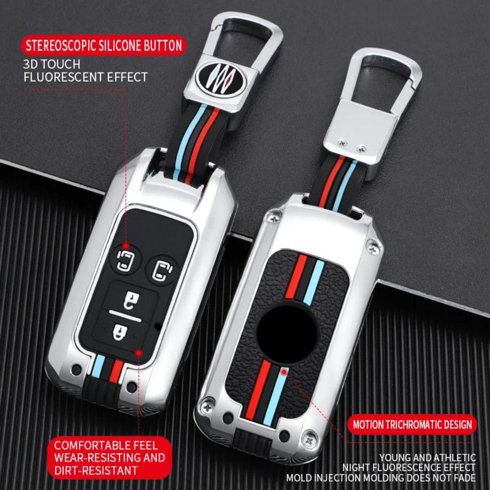 Car Key Case Cover Protective Shell Fob for Suzuki Ertiga Swift 2017 Wagon R Japanese Monopoly Type 3C Car Keychain Accessories