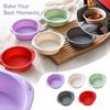 Round Silicone for Baking, Flexible Reusable Pan for Homemade Desserts