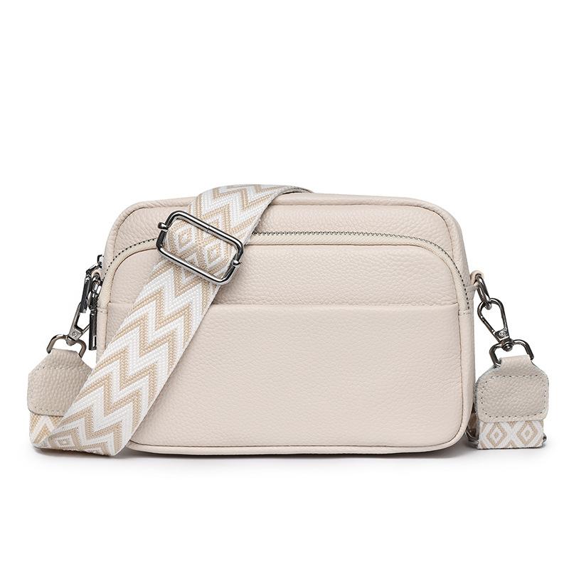 

Новая модная многослойная наплечная сумка женская сумка-мессенджер большой вместимости кожаная женская сумка кошелек для мелочи текстурированная сумка для поездок на работу бежевый