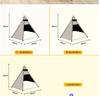 Cat Tent Dog House Removable and Washable Canvas Dog House New Zealand Pine Pet Tent House