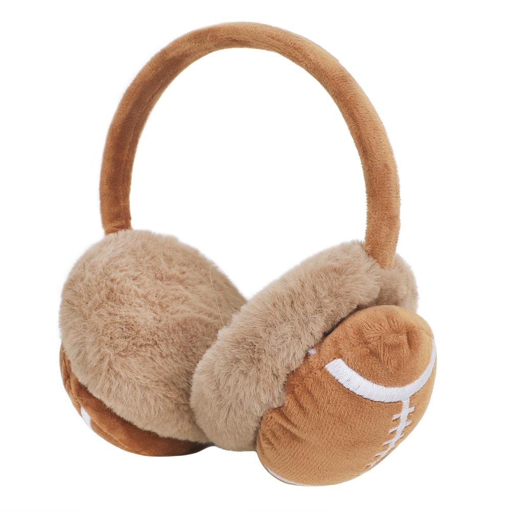 

Ball Shape Kids Warm Earmuffs Baseball Volleyball Winter Ear Warmers Tennis Rugby Cartoon Outdoor Ear Protectors