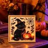 Perły Żywiczne DIY Zestaw do Sztuki z Pereł Płótno z Nadrukiem Halloweenowa Sztuka z Pereł Sezonowa Dekoracja Domu