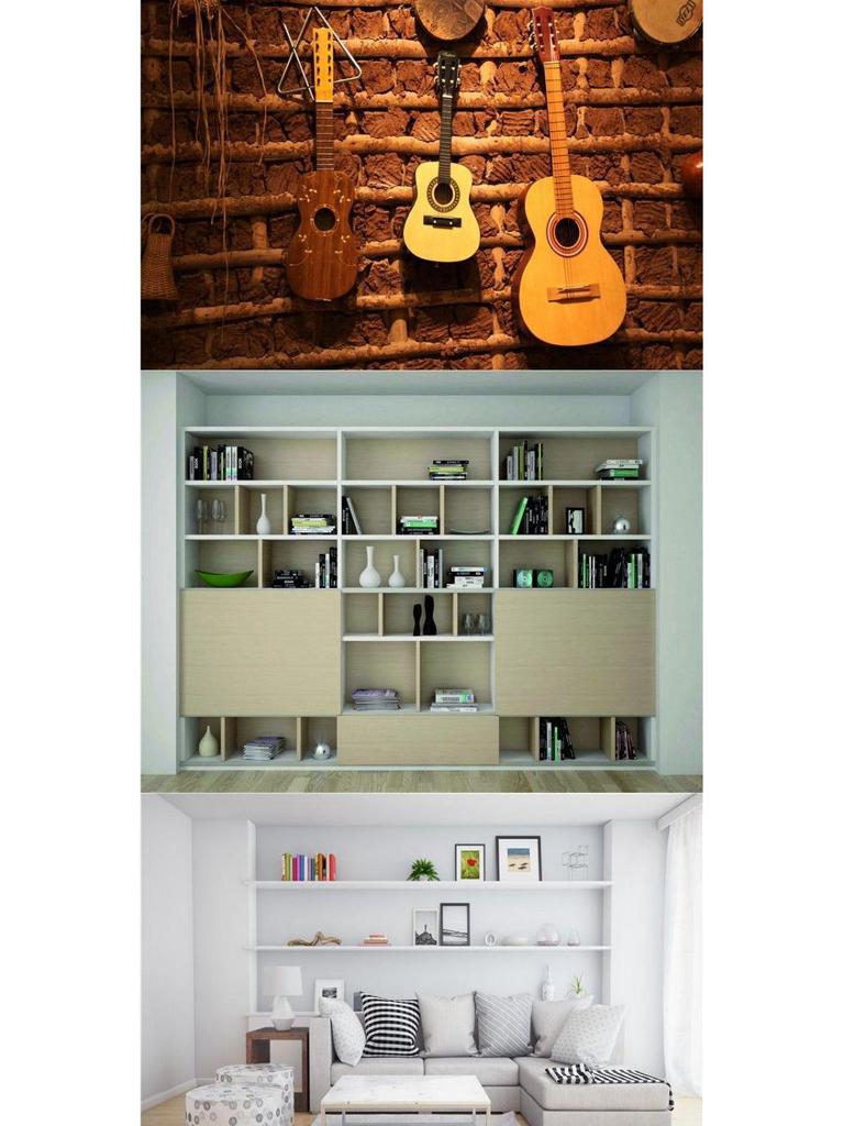 High-Definition Douyin-Moderator-Hintergrund: Bücherregal Bürodeko