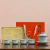 Kung Fu Tea Set Retro Travel Portable Ru Kiln Gift Box Outdoors Teapot Lid Bowl Camp Out Japanese Tea Set With Cups and Kettle