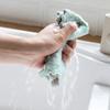 5/10 stk Dobbeltlags Absorberende Mikrofiber Kjøkkenoppvaskklut Non-stick Olje Husholdningsrengjøring Tørkehåndkle Kjøkkenverktøy