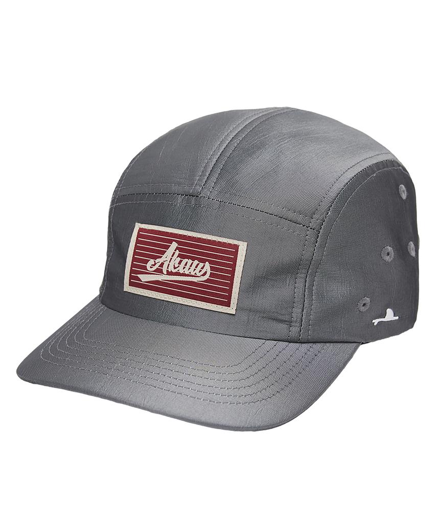 Akau Oversized Metallic Camp Cap (Ash Charcoal)