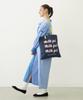 Milkfed Ice Logo Flat Tote Navy Women's Bag,