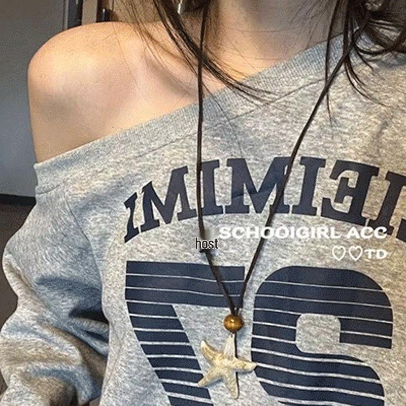 Vintage Bohemian Ethnic Ceramic Bead Pendant Necklace