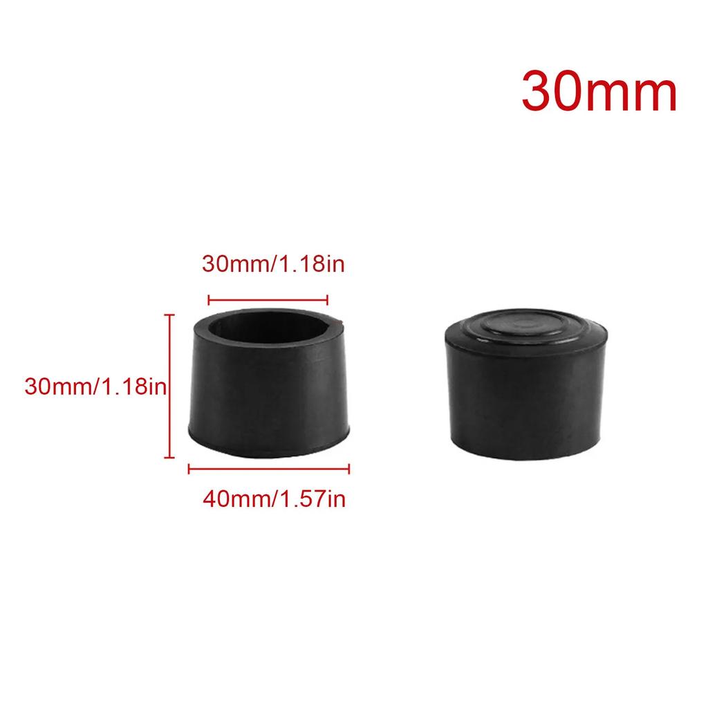4-24pcs Round Furniture Foot Caps Chair Table Sofa Anti-Slip Silent Rubber Leg Pad Wooden Floor Anti-Scratch Protective Pad