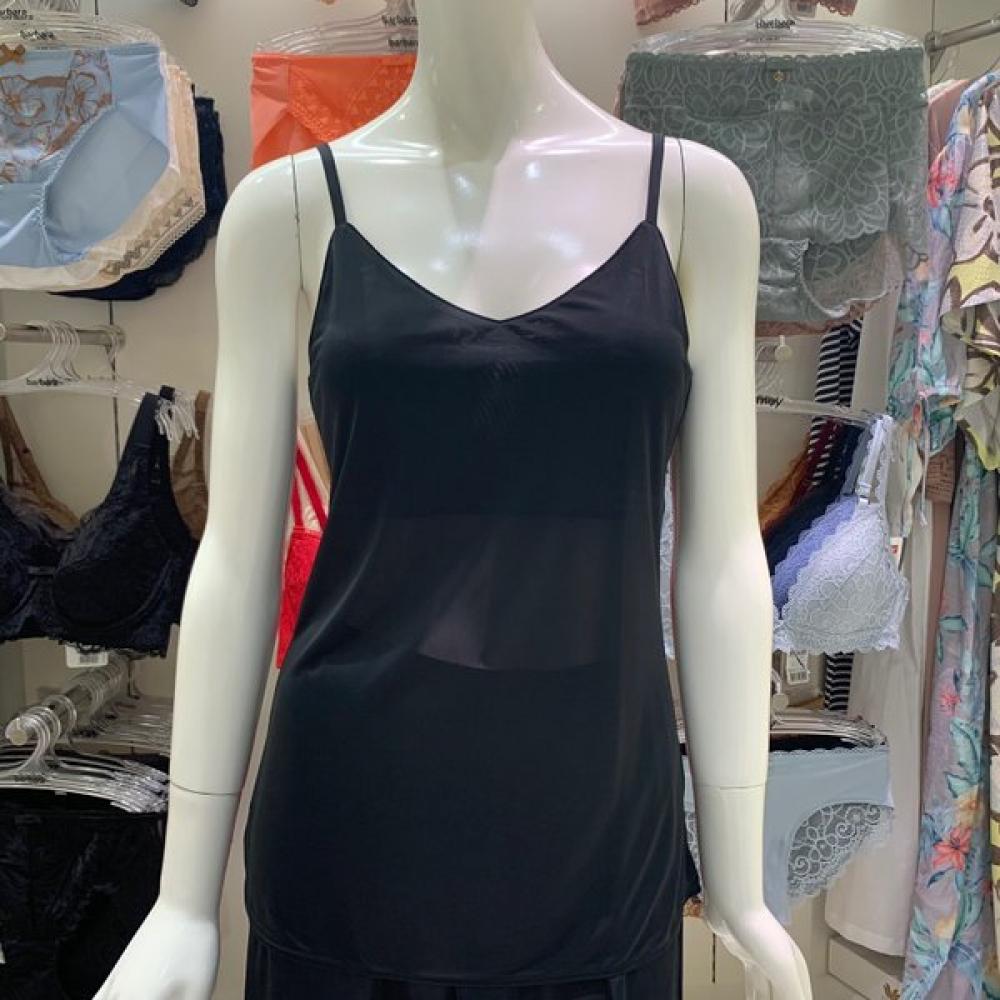 Barbara 3color Vegas Smooth Strap Tank Acs4370s BK (black)/85