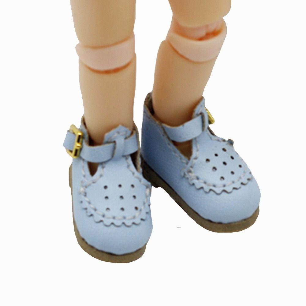 1 Pair Flower 1/12 Bjd Doll Shoes Cute 1/12 Bjd Casual Shoes Lovely Obitsu 11 Doll Shoes  Children