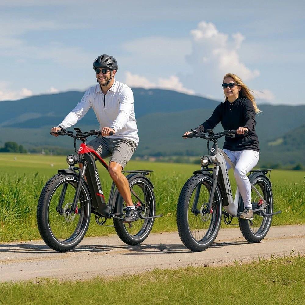 Bicicletta elettrica Duotts F26 Lite, motore 500W, batteria 48V 18AH, velocità massima 50 km/h, autonomia 90km, pneumatici 26x4.0 pollici