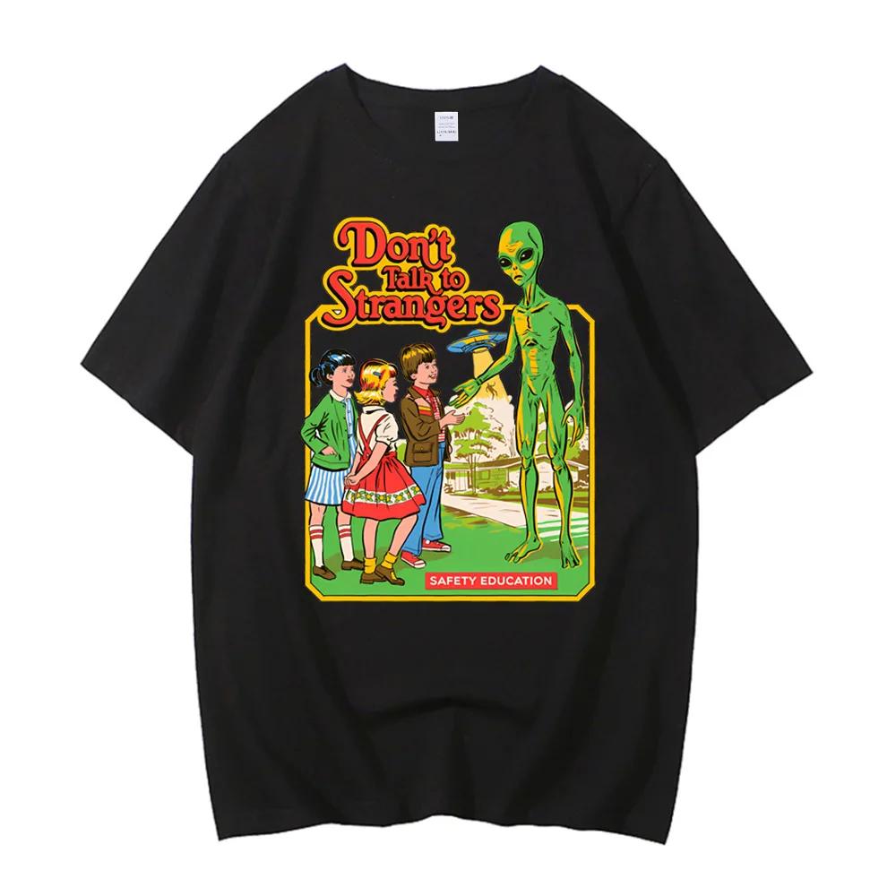 Men's Halloween-themed Element Pattern Printed 100% Pure Cotton Short-sleeved T-shirt, Casual High-quality Top