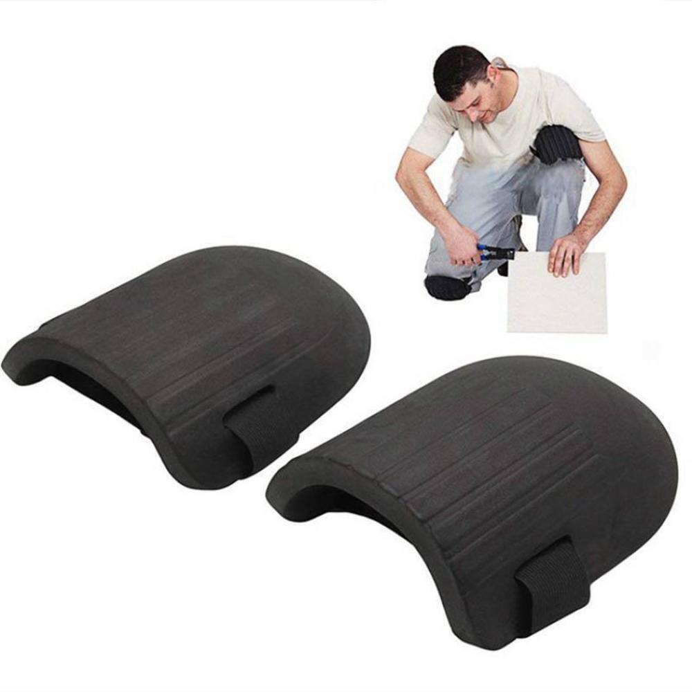1pair Knee Protection Pad Outdoor Work Protection Knee Pads Black Adjustable Knee Anti Knock Pad Gardening Accessories