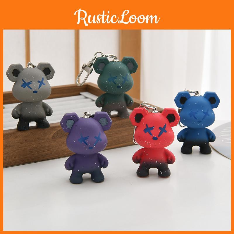 Acryl Sternenbär Chamäleon Schlüsselanhänger mit Farbwechseleffekt für Geschenke und Reisen