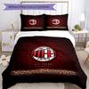 Ac Milan Pas je naam aan Beddengoed Set Ademend Dekbedovertrek met Kussenslopen Huisdecoratie Verjaardagscadeau