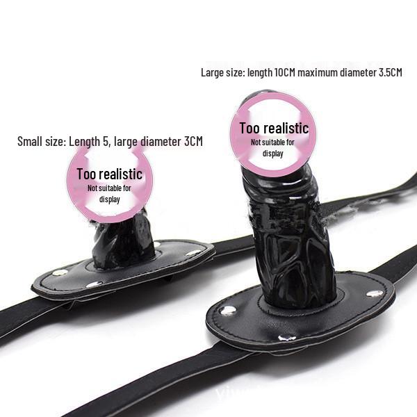 SM Female Slave Training Toy: Forced Mouth Gag for Couples, Flirting & Restraint