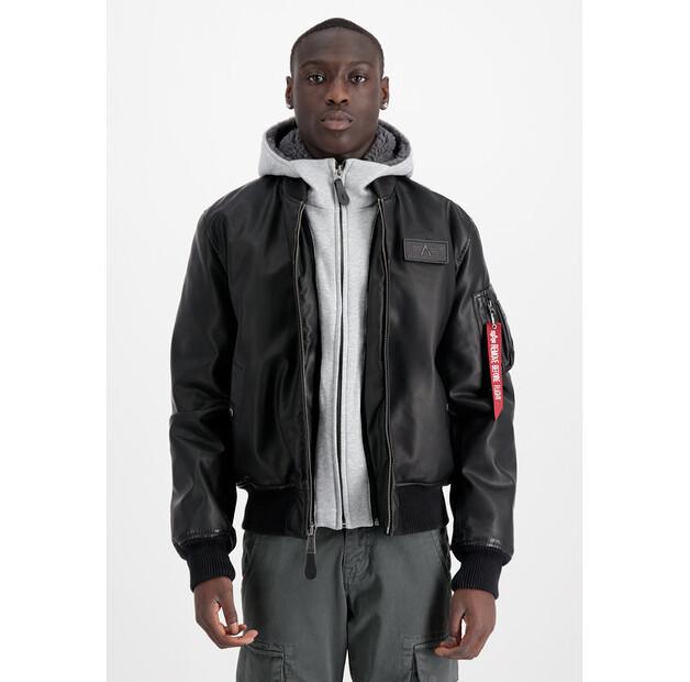 Куртка кожаная Alpha Industries Ma-1 D-Tec
