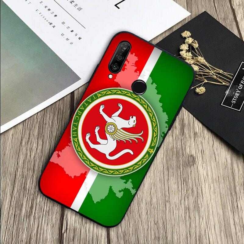 Flagge Wappen von Tatarstan Für Huawei Nova 11 9 10 SE Y70 Y60 Y90 Y61 Y91 Y73 Y72 12i 11i 8i P30 P40 Lite P60 Pro Hülle