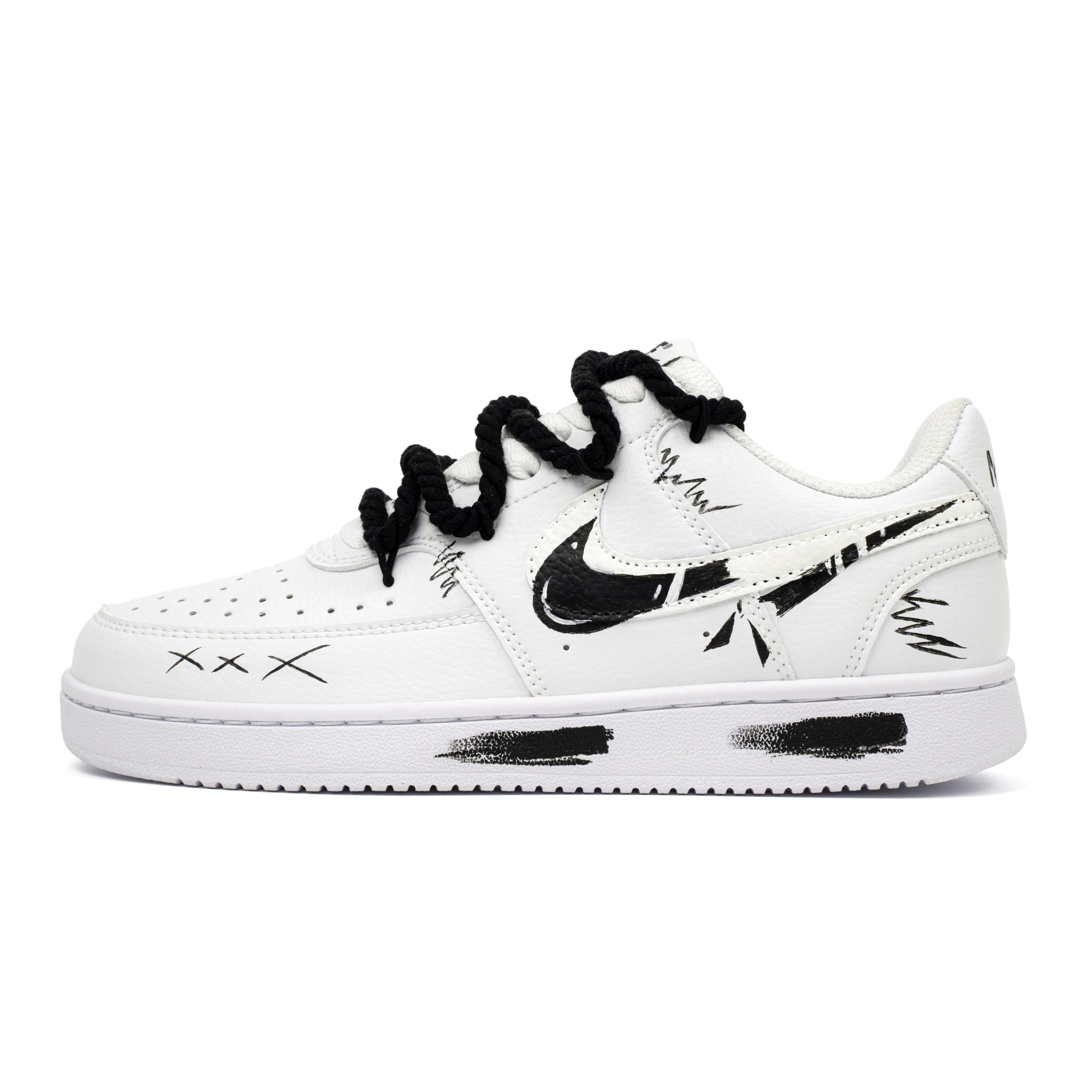 

Nike Court Vision 1 Broken Hook 2.0 Cushioning Abrasion Resistant Slip Resistant Low top Skateboard Shoes Unisex DH2987-101(team1747-) 38.5