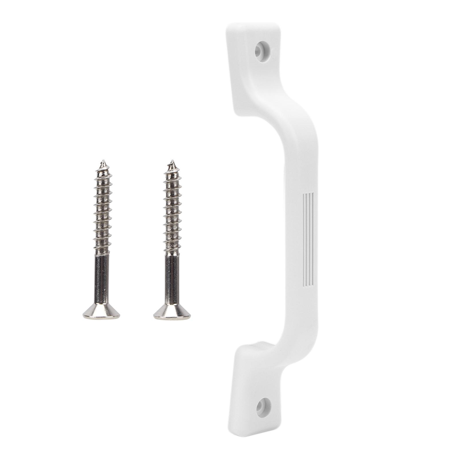 Kaisai White 9.25In Plastic Grab Handle Entry Door Assist Bar For Rv Trailer Camper Motor Home Yacht