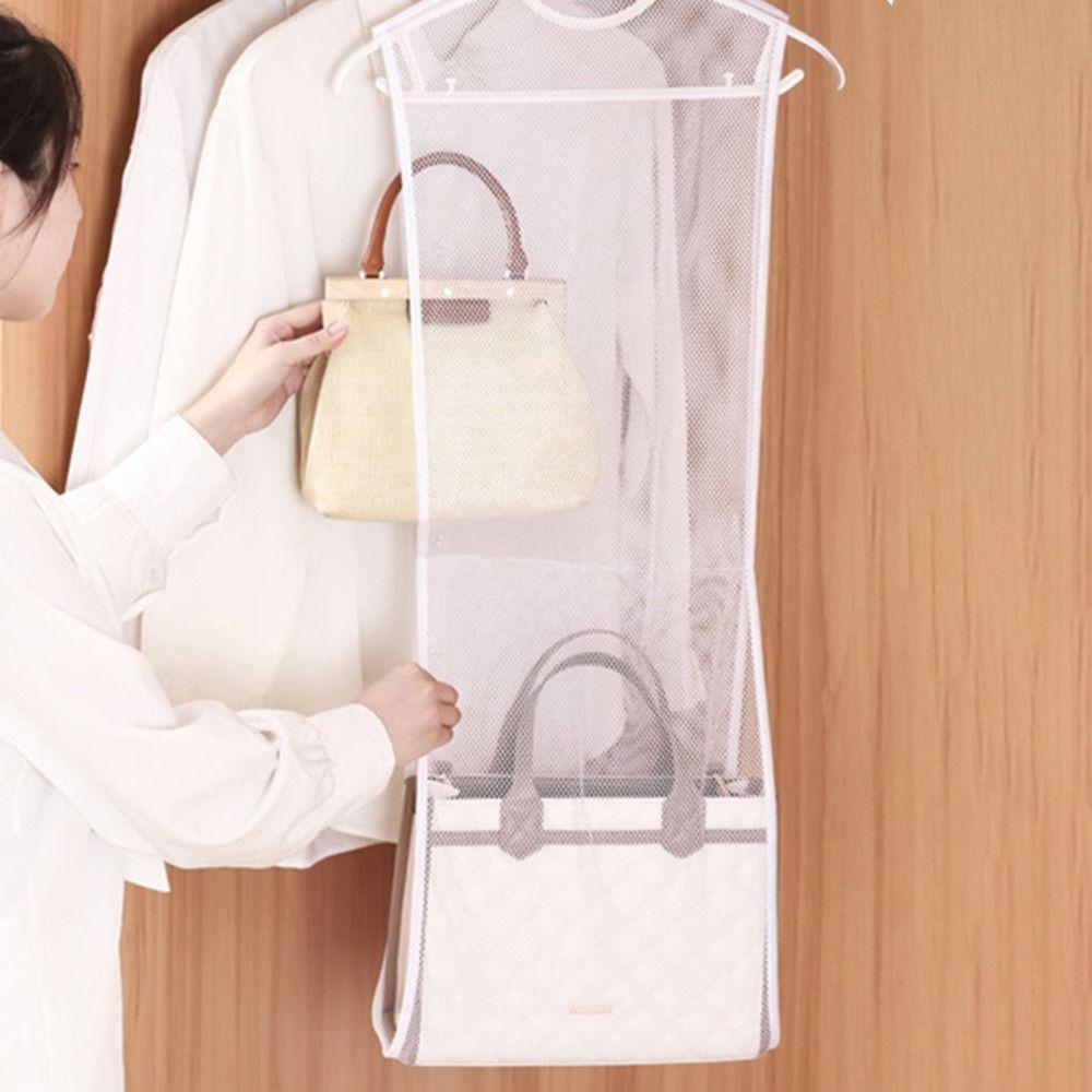 Portable Storage Pillow Drying Net Anti-dust Pillow/Doll Household Balcony Rack Mesh Breathable Clothes Drying Bag