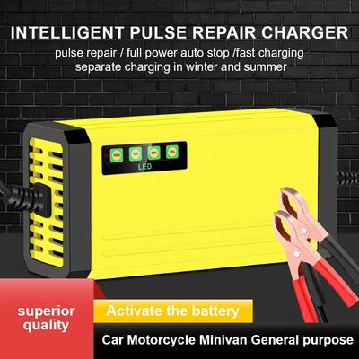 220V Power Puls Reparatur Ladegerät Autobatterieladegerät 12V 2A LED-Anzeige Moto LKW Batterieladegerät Nass Trocken Blei Säure Batterie