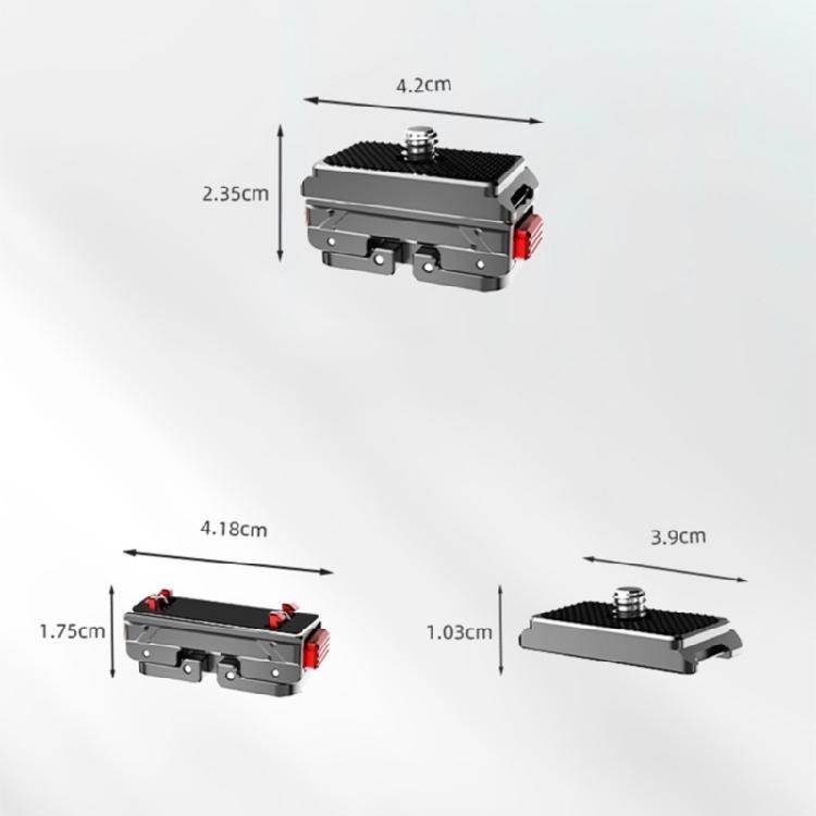 Schnellwechselplatte Kamera Schnellwechsel-Stativhalterung Schnellwechseladapter für X4 Schnellwechsel-Kamerahalterung