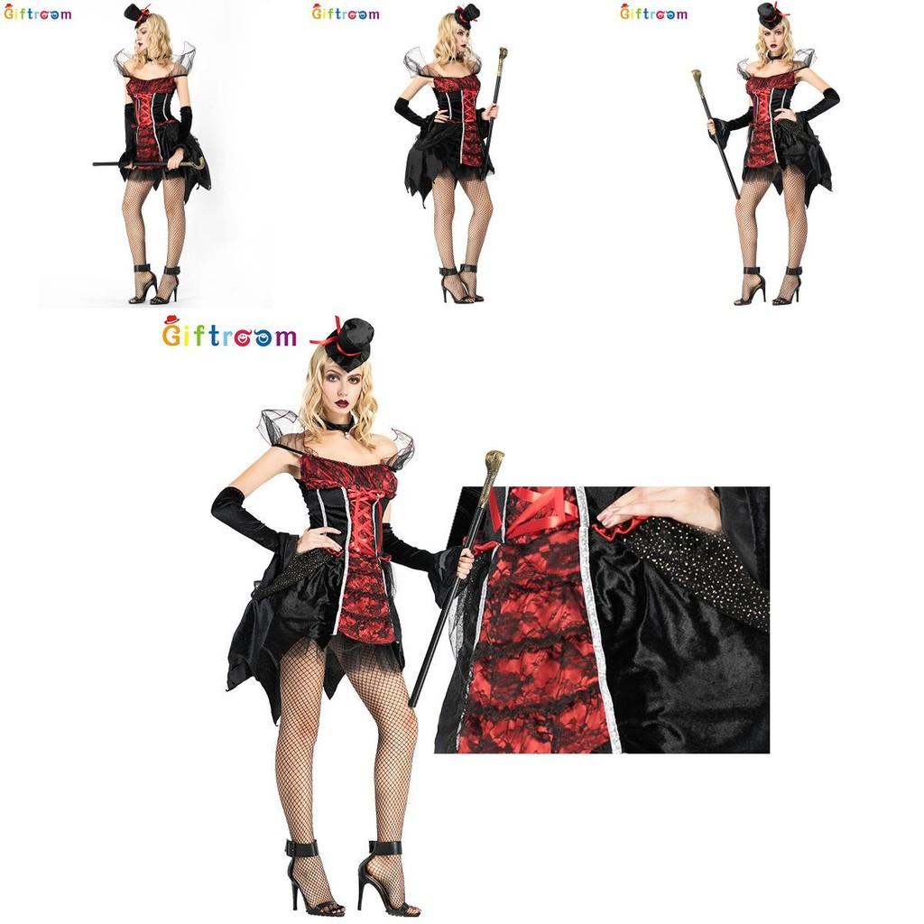 Eyecatching Whimsical And Gothic Witch Vampire Dress For Women Ideal For Halloween Events