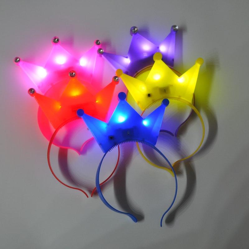 Leuchtende Hörner, Geweih, Krone, Bogen, Kopfschmuck, Haarnadel, Leuchtendes Stirnband, Glitzer, Leuchtendes Spielzeug.