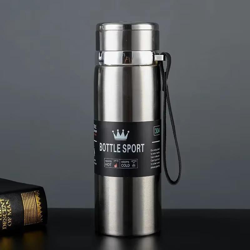 1L Thermal Water Bottle Keep Cold and Hot Water Bottle Thermos for Water Tea Handheld Vacuum Flasks Stainless Steel Coffee Bottl
